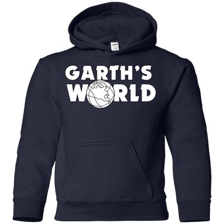 Sweatshirts Navy / YS Garth's World Youth Hoodie