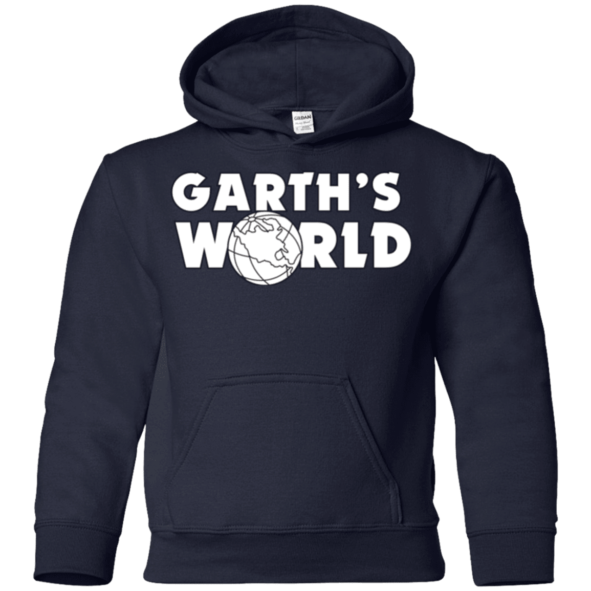 Sweatshirts Navy / YS Garth's World Youth Hoodie