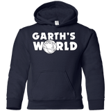 Sweatshirts Navy / YS Garth's World Youth Hoodie