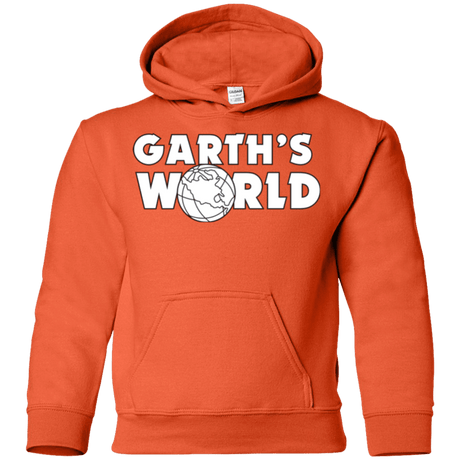 Sweatshirts Orange / YS Garth's World Youth Hoodie