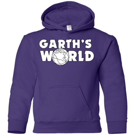Sweatshirts Purple / YS Garth's World Youth Hoodie