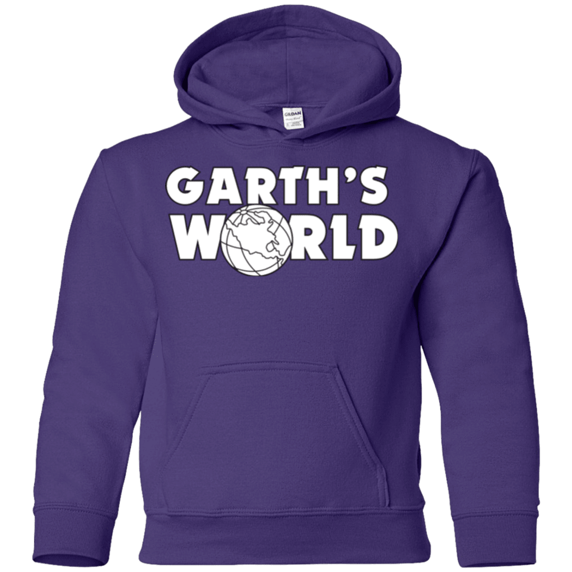 Sweatshirts Purple / YS Garth's World Youth Hoodie