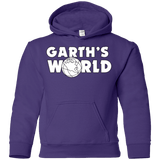 Sweatshirts Purple / YS Garth's World Youth Hoodie