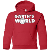 Sweatshirts Red / YS Garth's World Youth Hoodie