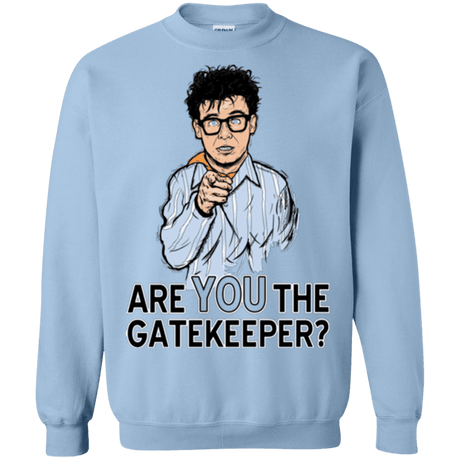 Sweatshirts Light Blue / Small gatekeeper Crewneck Sweatshirt