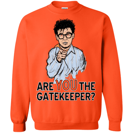 Sweatshirts Orange / Small gatekeeper Crewneck Sweatshirt