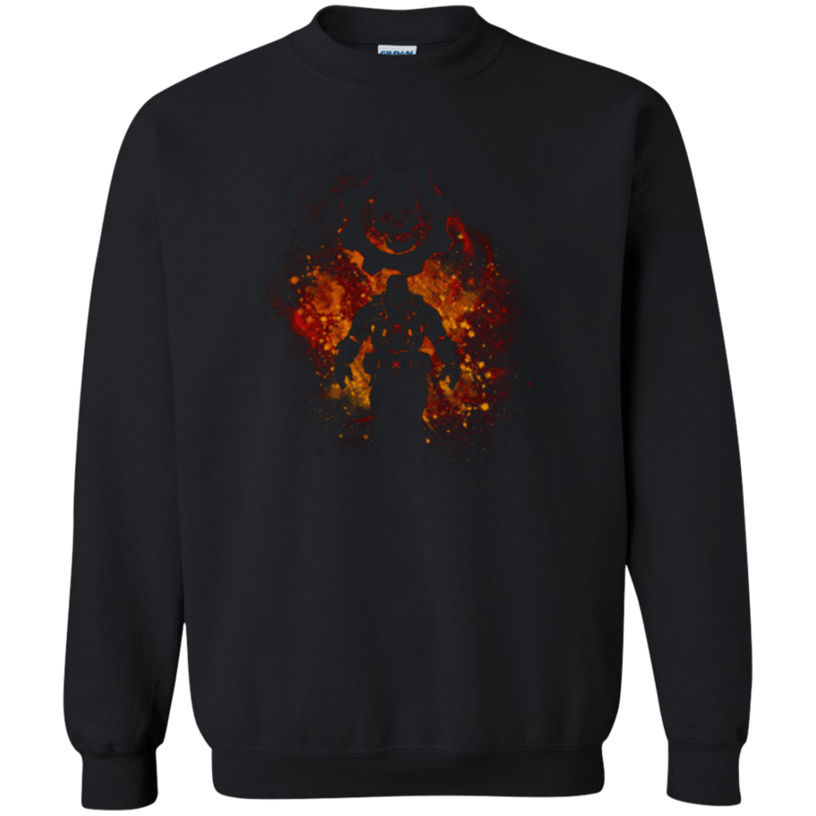 Sweatshirts Black / Small Gears Art Crewneck Sweatshirt