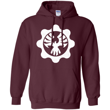 Sweatshirts Maroon / Small Gears of War 4 Cog Emblem Pullover Hoodie