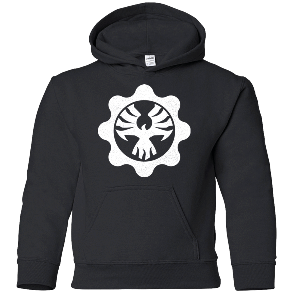 Sweatshirts Black / YS Gears of War 4 Cog Emblem Youth Hoodie