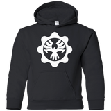 Sweatshirts Black / YS Gears of War 4 Cog Emblem Youth Hoodie