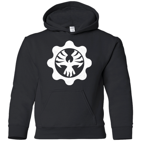 Sweatshirts Black / YS Gears of War 4 Cog Emblem Youth Hoodie