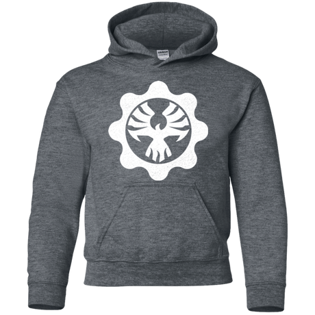 Sweatshirts Dark Heather / YS Gears of War 4 Cog Emblem Youth Hoodie