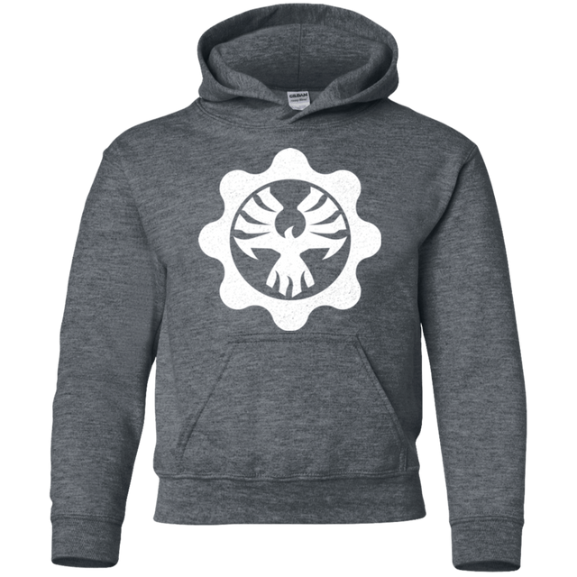 Sweatshirts Dark Heather / YS Gears of War 4 Cog Emblem Youth Hoodie