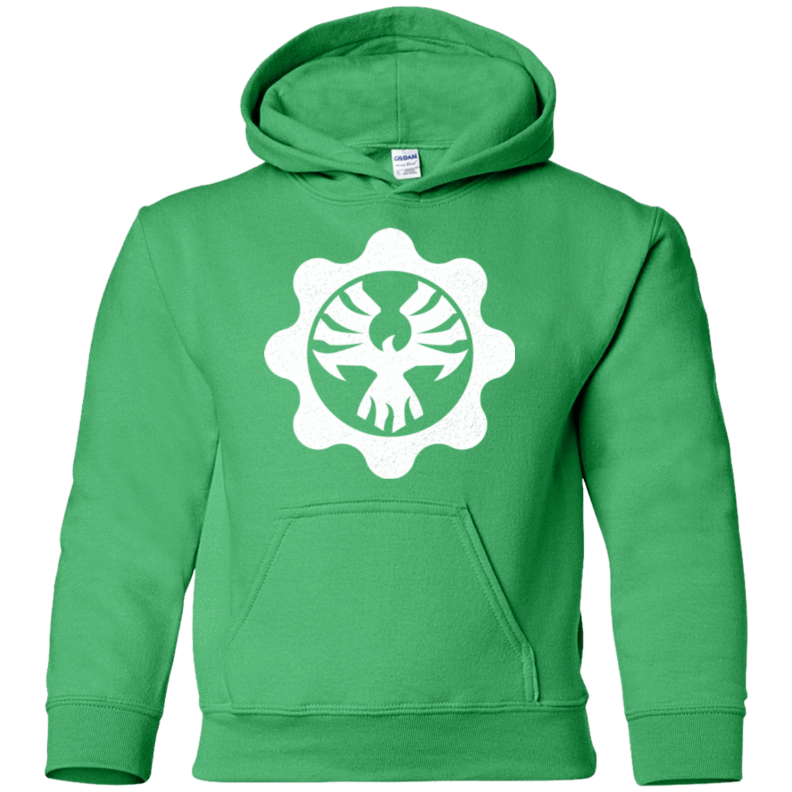 Sweatshirts Irish Green / YS Gears of War 4 Cog Emblem Youth Hoodie