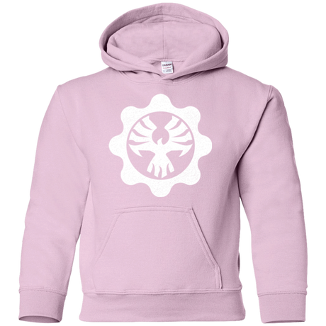 Sweatshirts Light Pink / YS Gears of War 4 Cog Emblem Youth Hoodie