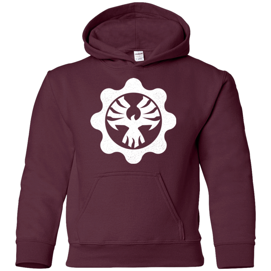 Sweatshirts Maroon / YS Gears of War 4 Cog Emblem Youth Hoodie
