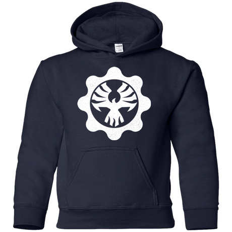 Sweatshirts Navy / YS Gears of War 4 Cog Emblem Youth Hoodie