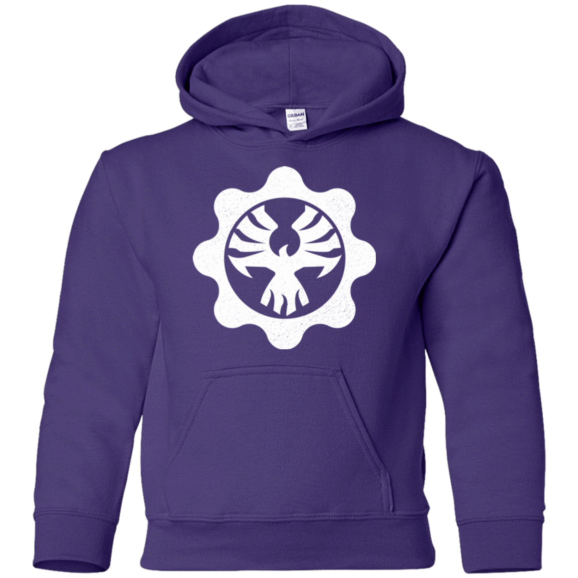 Sweatshirts Purple / YS Gears of War 4 Cog Emblem Youth Hoodie
