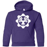 Sweatshirts Purple / YS Gears of War 4 Cog Emblem Youth Hoodie