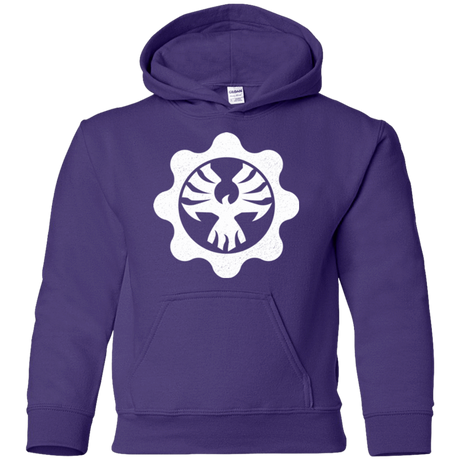 Sweatshirts Purple / YS Gears of War 4 Cog Emblem Youth Hoodie