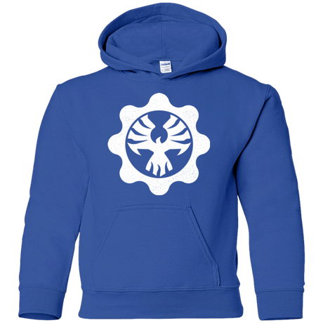 Sweatshirts Royal / YS Gears of War 4 Cog Emblem Youth Hoodie