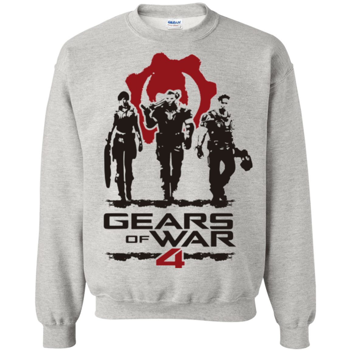 Sweatshirts Ash / Small Gears Of War 4 White Crewneck Sweatshirt