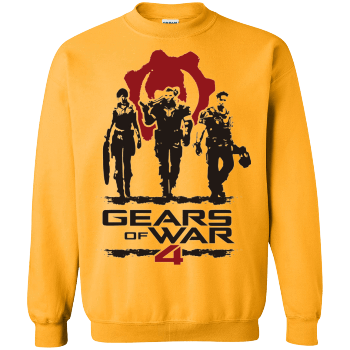 Sweatshirts Gold / Small Gears Of War 4 White Crewneck Sweatshirt
