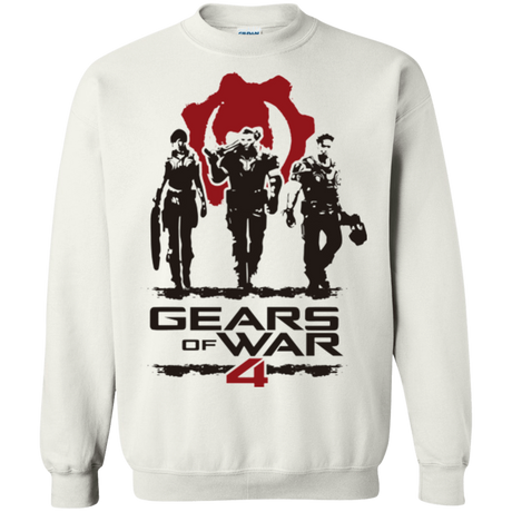 Sweatshirts White / Small Gears Of War 4 White Crewneck Sweatshirt