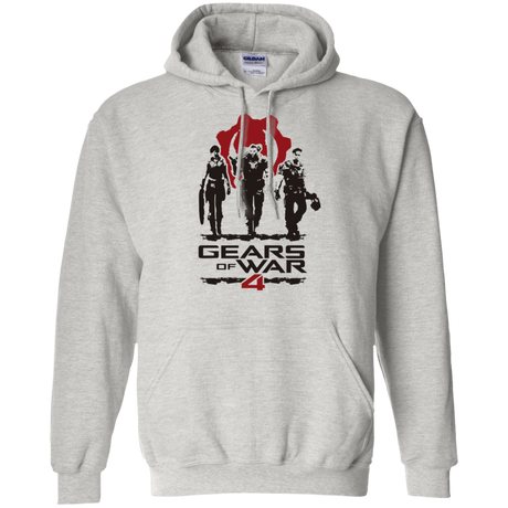 Sweatshirts Ash / Small Gears Of War 4 White Pullover Hoodie