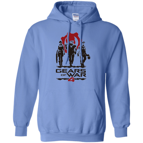 Sweatshirts Carolina Blue / Small Gears Of War 4 White Pullover Hoodie