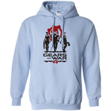 Sweatshirts Light Blue / Small Gears Of War 4 White Pullover Hoodie