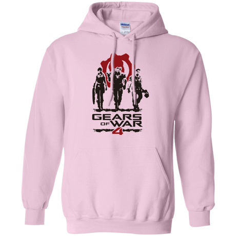 Sweatshirts Light Pink / Small Gears Of War 4 White Pullover Hoodie