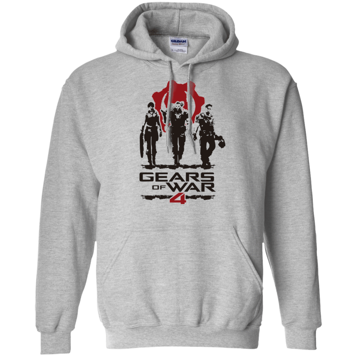 Sweatshirts Sport Grey / Small Gears Of War 4 White Pullover Hoodie