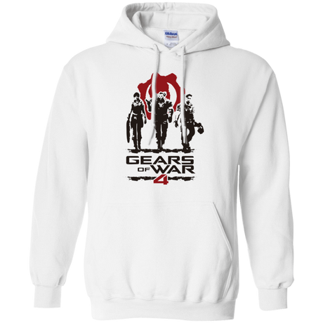 Sweatshirts White / Small Gears Of War 4 White Pullover Hoodie