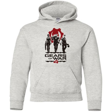 Sweatshirts Ash / YS Gears Of War 4 White Youth Hoodie