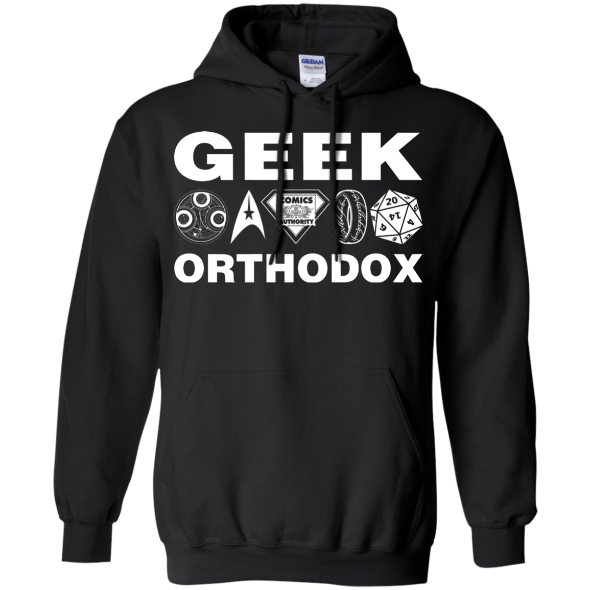 Sweatshirts Black / S Geek Orthodox Pullover Hoodie
