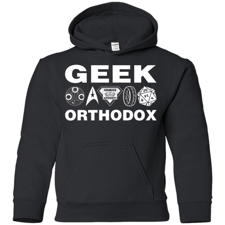 Sweatshirts Black / YS Geek Orthodox Youth Hoodie