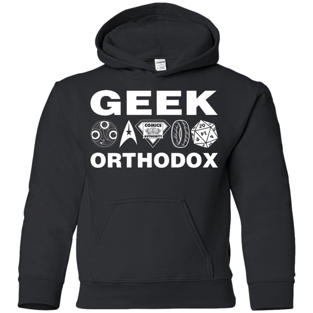Sweatshirts Black / YS Geek Orthodox Youth Hoodie