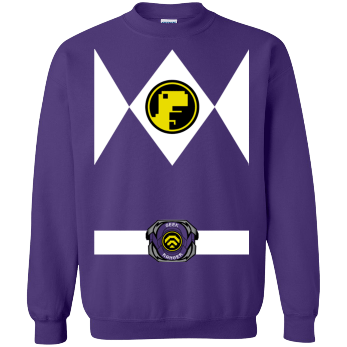 Sweatshirts Purple / Small Geek Ranger Crewneck Sweatshirt