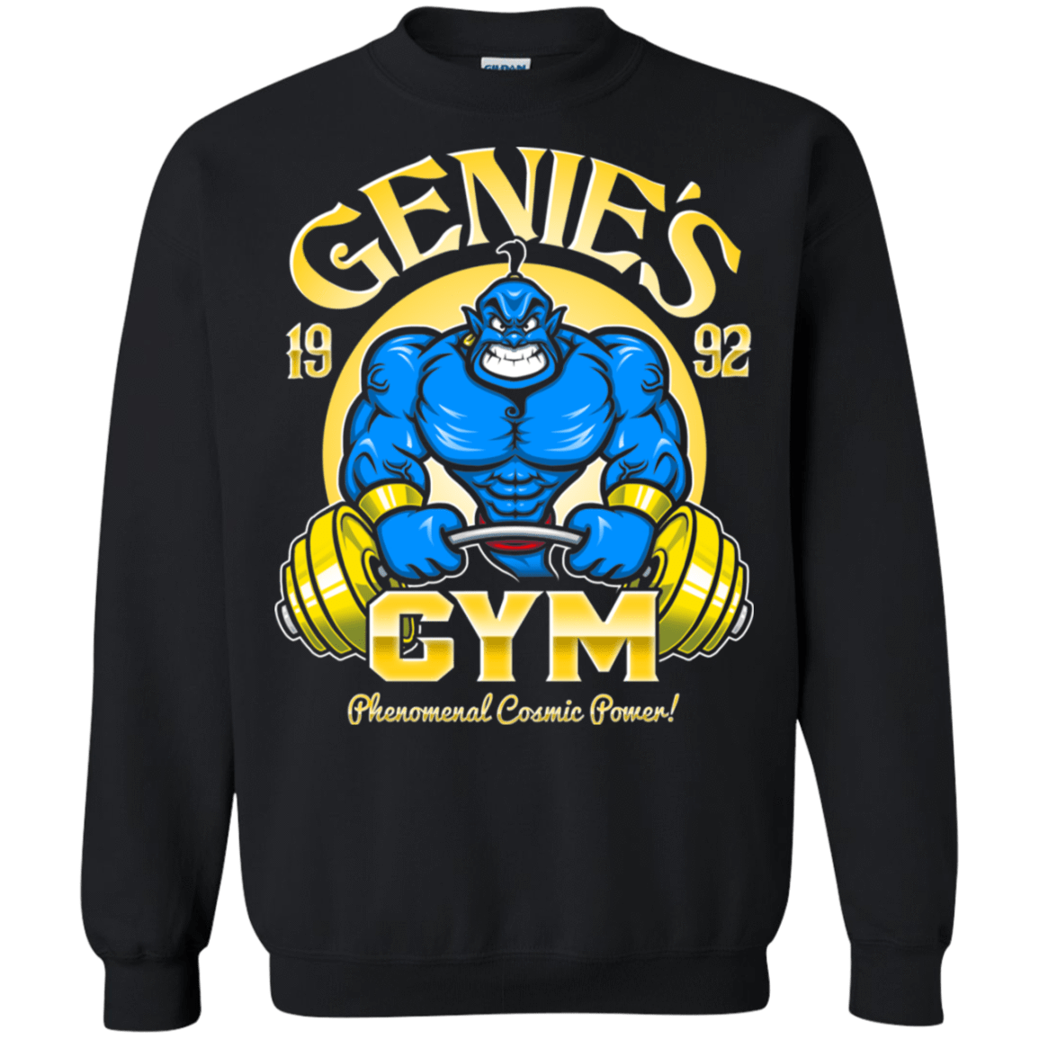 Sweatshirts Black / S Genies Gym Crewneck Sweatshirt