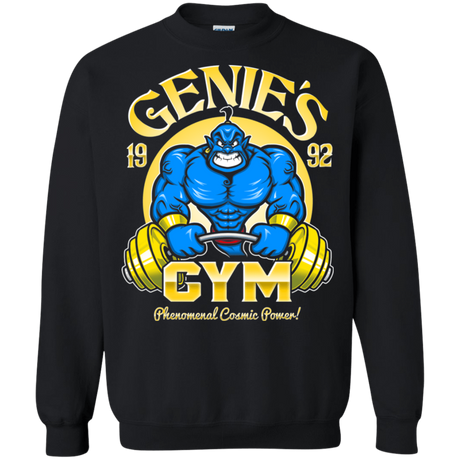 Sweatshirts Black / S Genies Gym Crewneck Sweatshirt