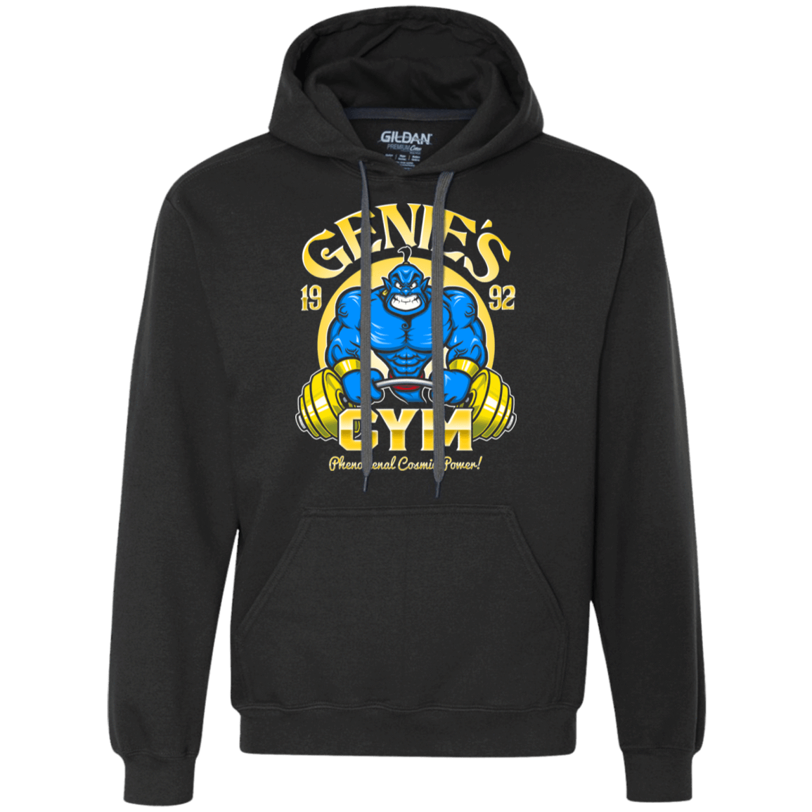 Sweatshirts Black / S Genies Gym Premium Fleece Hoodie