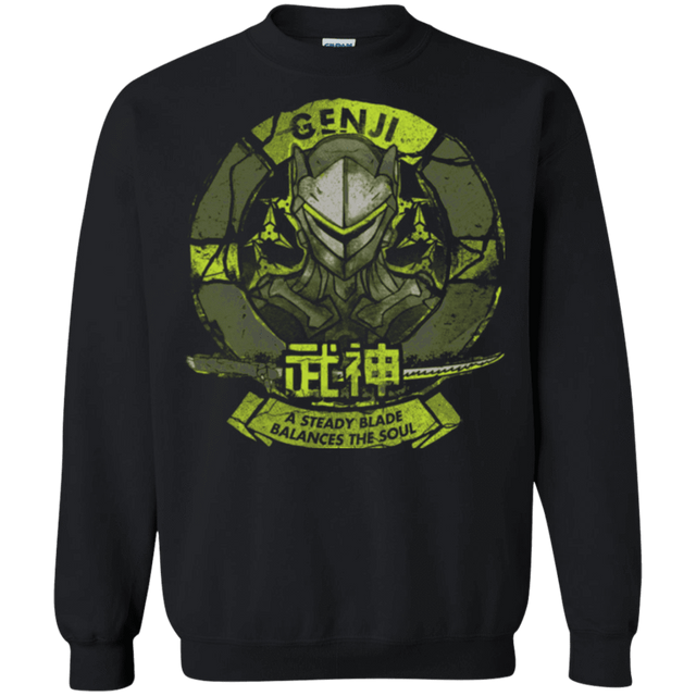 Sweatshirts Black / Small Genji Blade Crewneck Sweatshirt