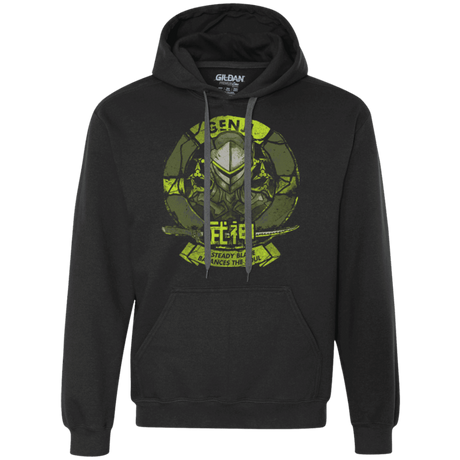 Sweatshirts Black / Small Genji Blade Premium Fleece Hoodie