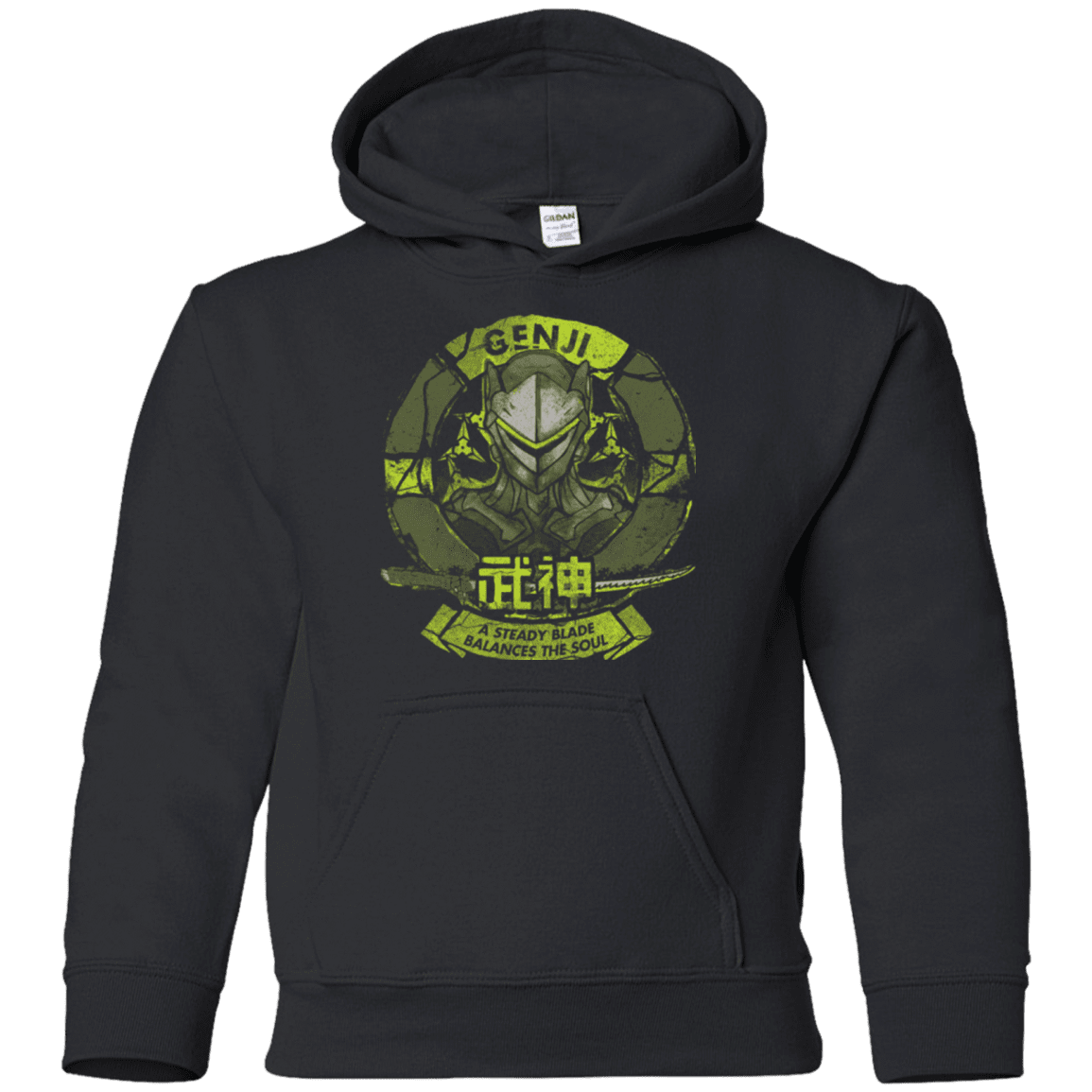 Sweatshirts Black / YS Genji Blade Youth Hoodie