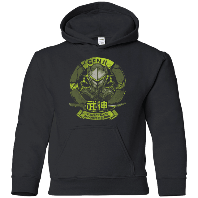 Sweatshirts Black / YS Genji Blade Youth Hoodie