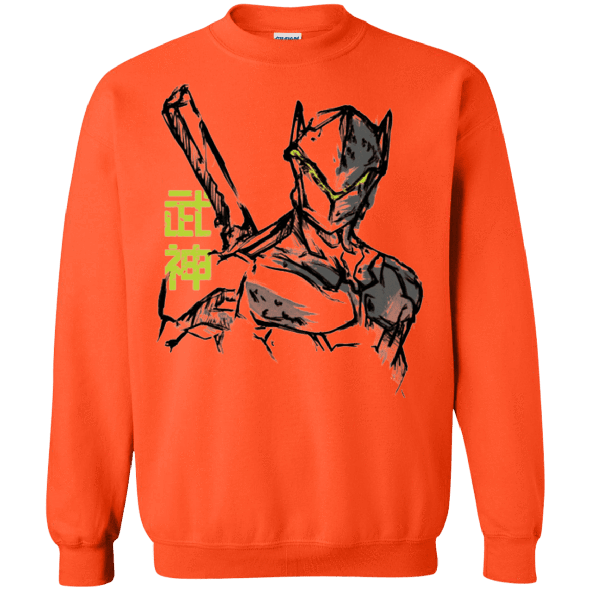 Sweatshirts Orange / Small Genji Crewneck Sweatshirt