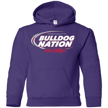 Sweatshirts Purple / YS Georgia Dilly Dilly Youth Hoodie