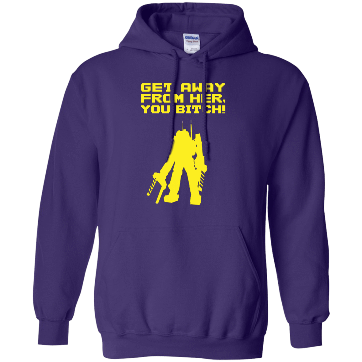 Sweatshirts Purple / Small Get Away Pullover Hoodie