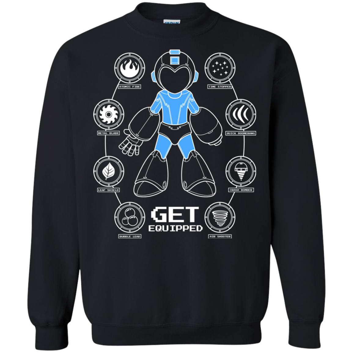 Sweatshirts Black / Small Get Equipped Crewneck Sweatshirt